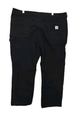 Carhartt Mens 42x30 Relaxed Fit Double Knee Utility Work Pants Rugged 103334 BLK